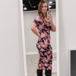 Floral print dress